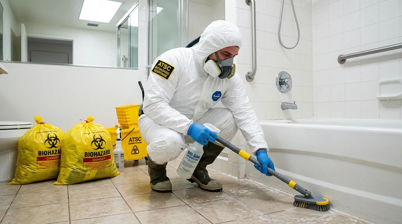 Decontamination equipment deployed for Blood Cleanup in Socorro
